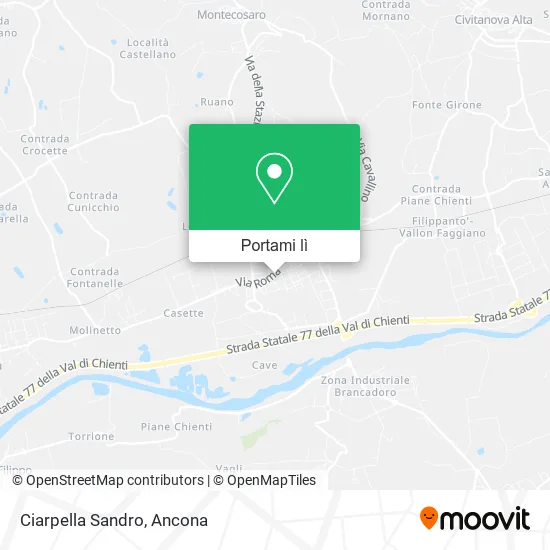 Mappa Ciarpella Sandro