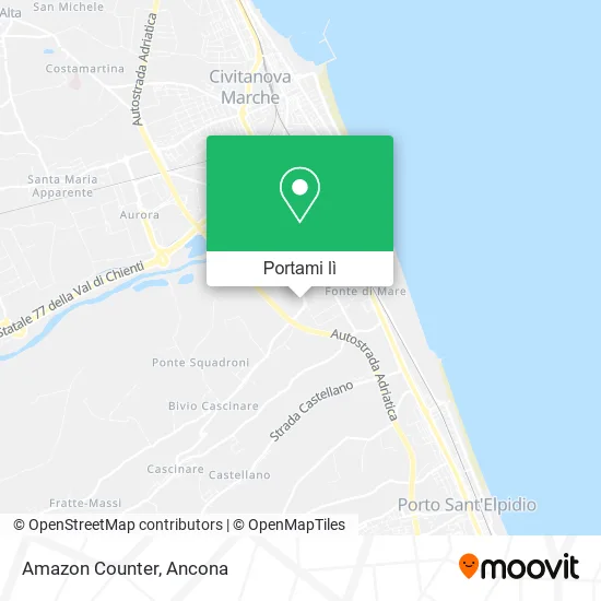 Mappa Amazon Counter