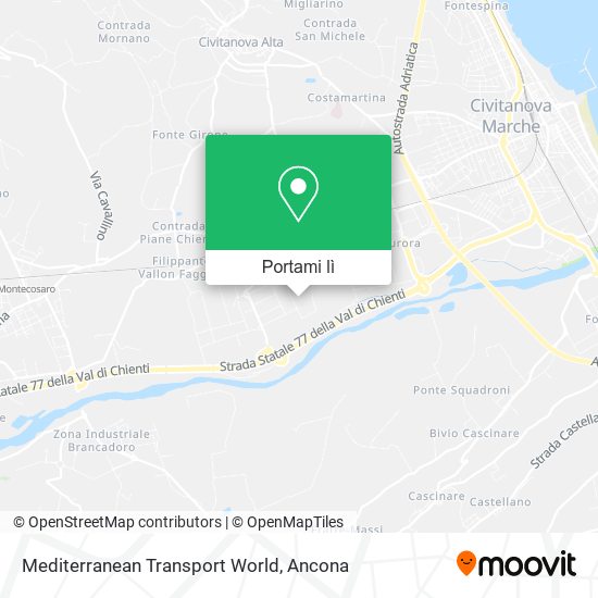 Mappa Mediterranean Transport World