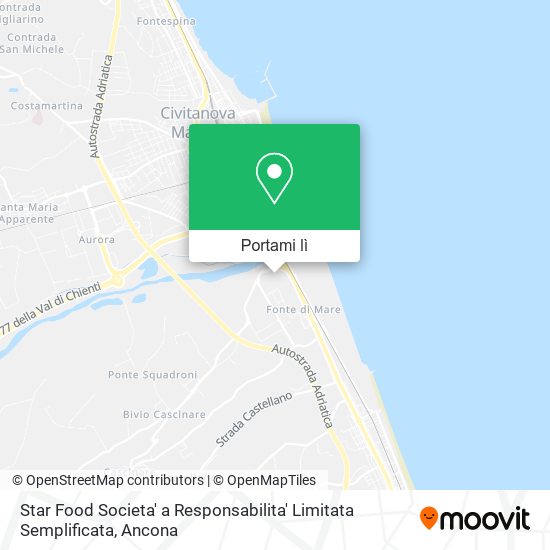 Mappa Star Food Societa' a Responsabilita' Limitata Semplificata