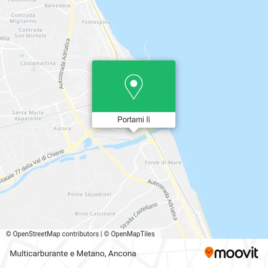 Mappa Multicarburante e Metano