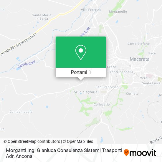 Mappa Morganti Ing. Gianluca Consulenza Sistemi Trasporti Adr