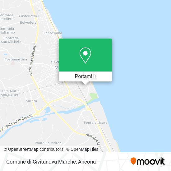 Mappa Comune di Civitanova Marche