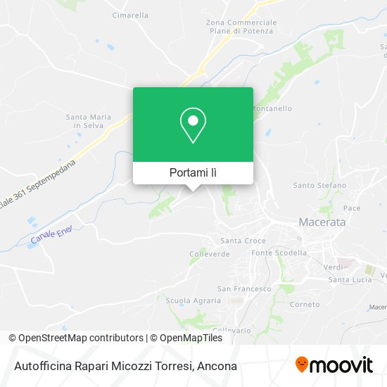 Mappa Autofficina Rapari Micozzi Torresi