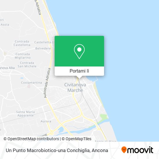 Mappa Un Punto Macrobiotico-una Conchiglia