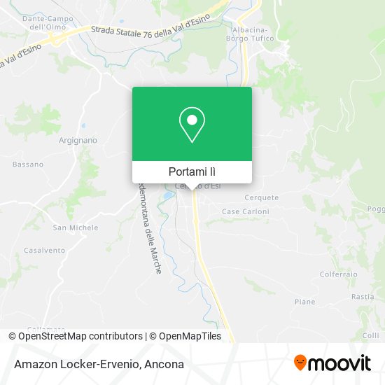 Mappa Amazon Locker-Ervenio