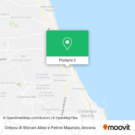 Mappa Onlyou di Storani Aleio e Petrini Maurizio