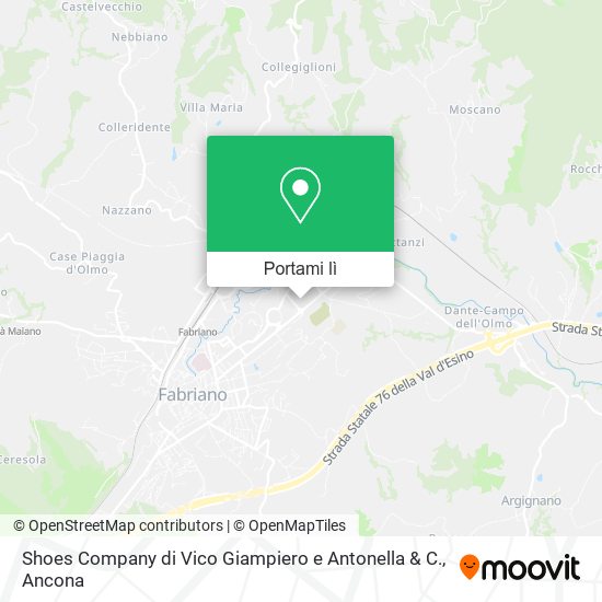 Mappa Shoes Company di Vico Giampiero e Antonella & C.