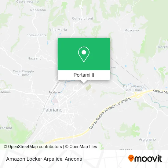 Mappa Amazon Locker-Arpalice