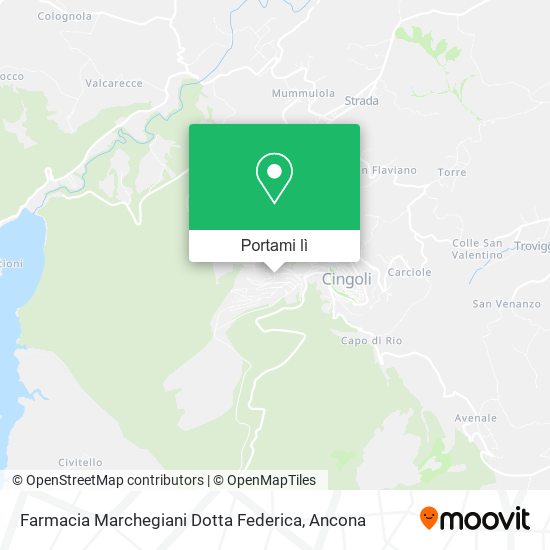 Mappa Farmacia Marchegiani Dotta Federica