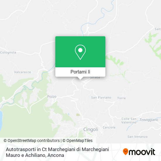 Mappa Autotrasporti in Ct Marchegiani di Marchegiani Mauro e Achiliano