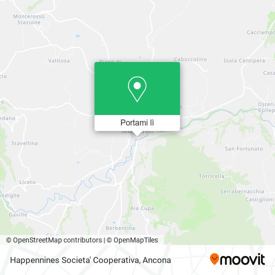 Mappa Happennines Societa' Cooperativa