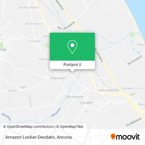 Mappa Amazon Locker-Deodato