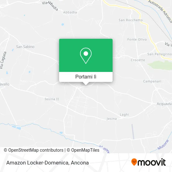 Mappa Amazon Locker-Domenica