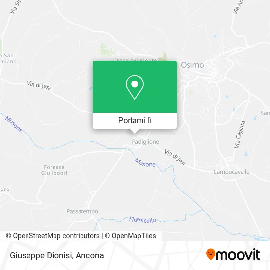 Mappa Giuseppe Dionisi
