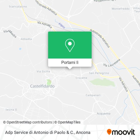 Mappa Adp Service di Antonio di Paolo & C.