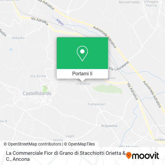 Mappa La Commerciale Fior di Grano di Stacchiotti Orietta & C.