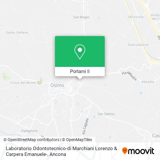 Mappa Laboratorio Odontotecnico-di Marchiani Lorenzo & Carpera Emanuele-