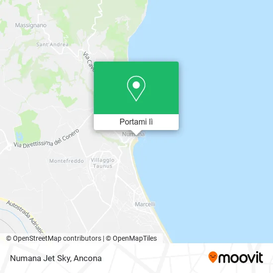 Mappa Numana Jet Sky