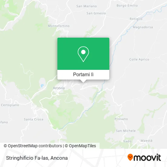 Mappa Stringhificio Fa-las