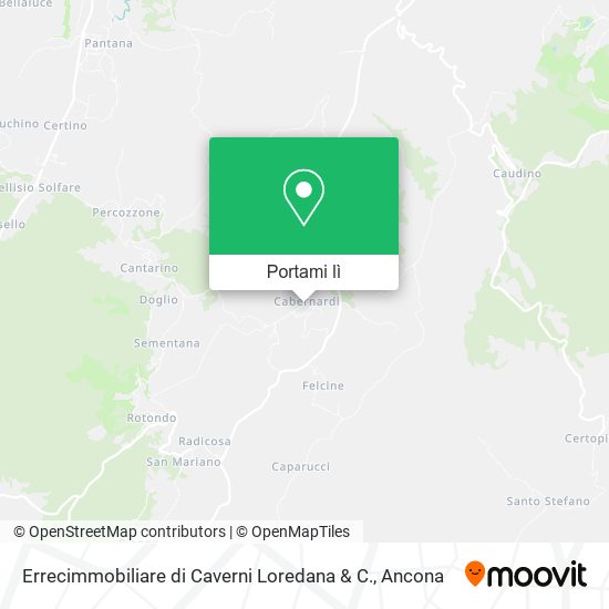 Mappa Errecimmobiliare di Caverni Loredana & C.