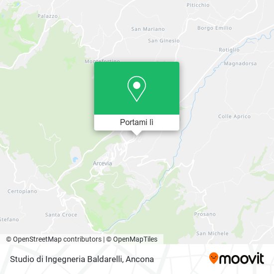 Mappa Studio di Ingegneria Baldarelli