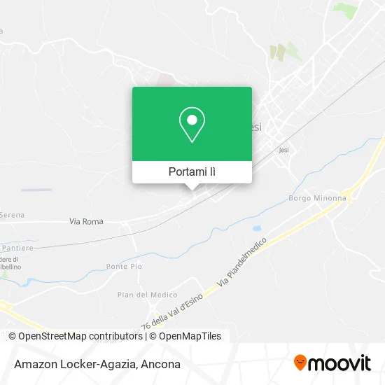Mappa Amazon Locker-Agazia