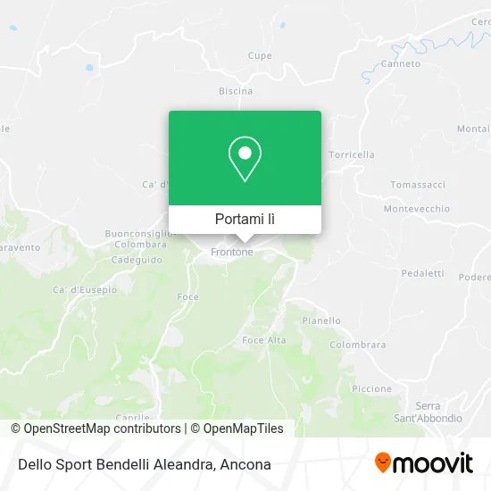 Mappa Dello Sport Bendelli Aleandra