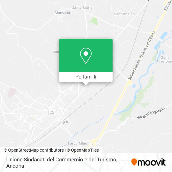 Mappa Unione Sindacati del Commercio e del Turismo
