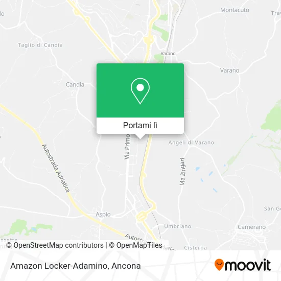 Mappa Amazon Locker-Adamino