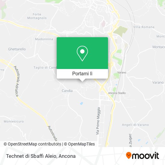 Mappa Technet di Sbaffi Aleio