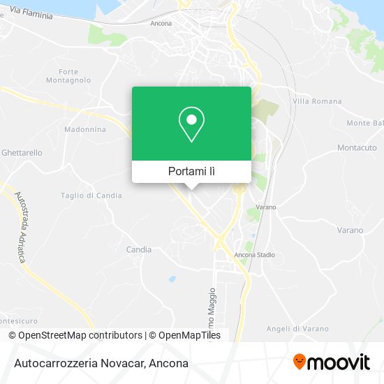 Mappa Autocarrozzeria Novacar