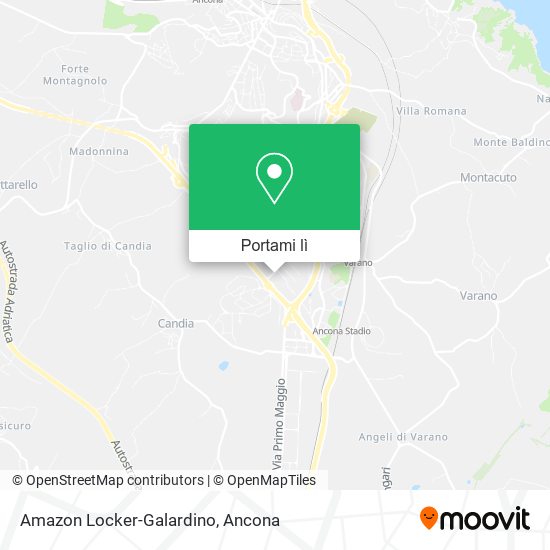 Mappa Amazon Locker-Galardino