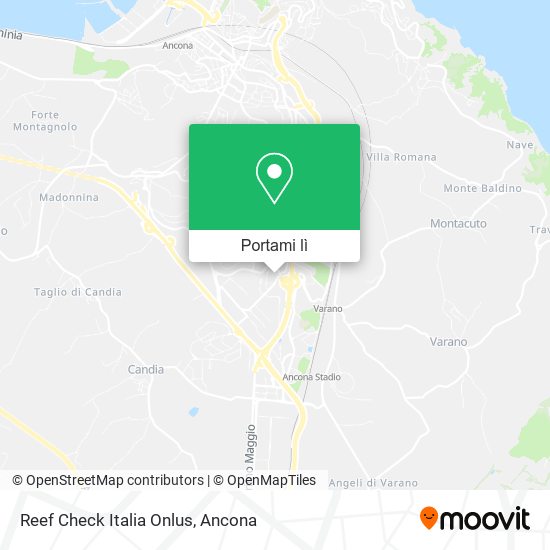 Mappa Reef Check Italia Onlus