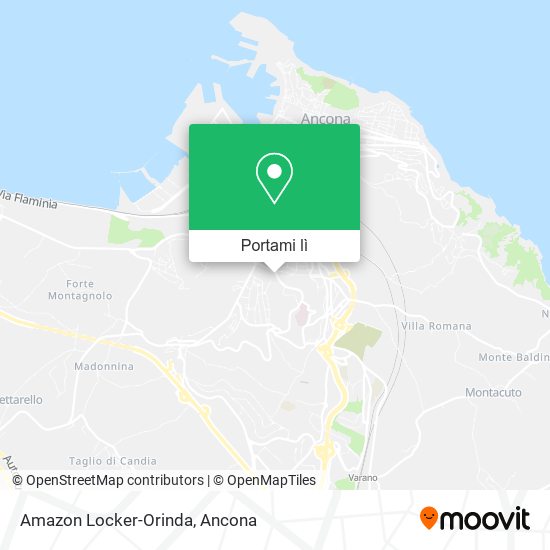 Mappa Amazon Locker-Orinda