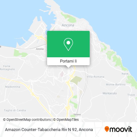 Mappa Amazon Counter-Tabaccheria Riv N 92