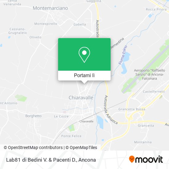 Mappa Lab81 di Bedini V. & Pacenti D.