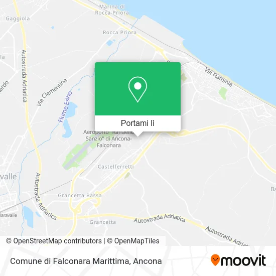 Mappa Comune di Falconara Marittima