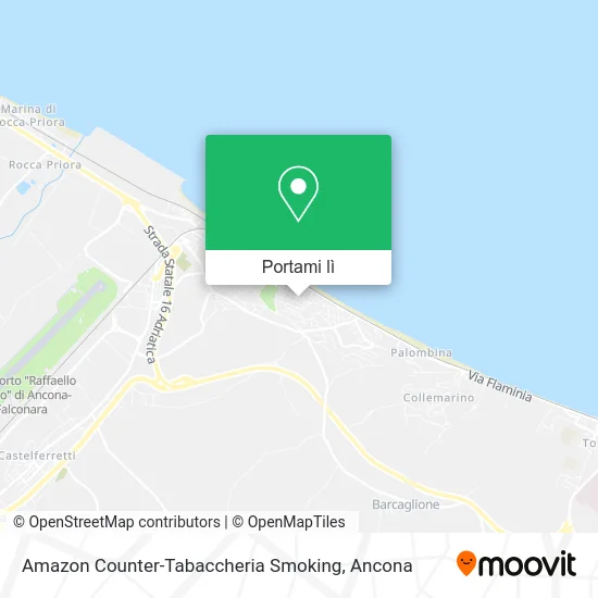 Mappa Amazon Counter-Tabaccheria Smoking