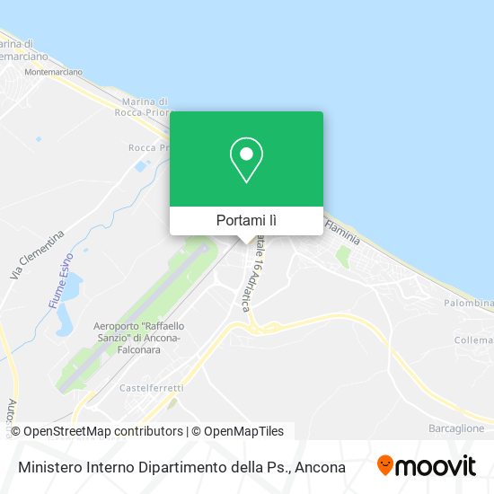 Mappa Ministero Interno Dipartimento della Ps.