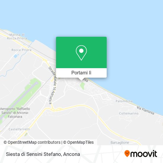 Mappa Siesta di Sensini Stefano