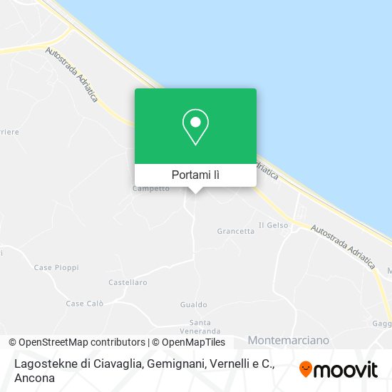 Mappa Lagostekne di Ciavaglia, Gemignani, Vernelli e C.