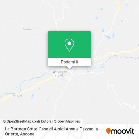 Mappa La Bottega Sotto Casa di Aloigi Anna e Pazzaglia Orietta