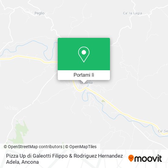 Mappa Pizza Up di Galeotti Filippo & Rodriguez Hernandez Adela