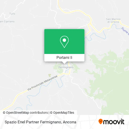 Mappa Spazio Enel Partner Fermignano