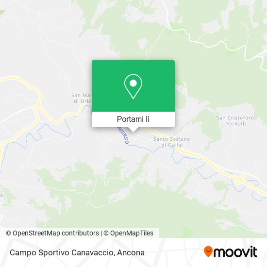 Mappa Campo Sportivo Canavaccio