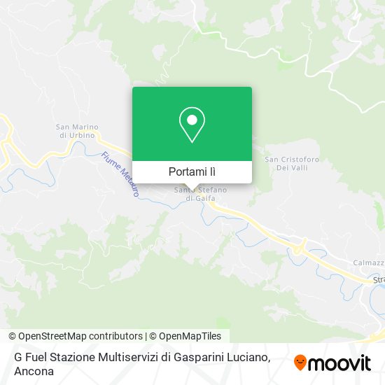 Mappa G Fuel Stazione Multiservizi di Gasparini Luciano