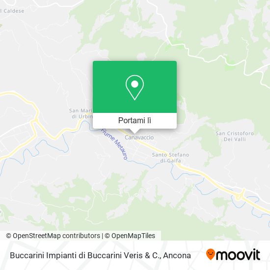 Mappa Buccarini Impianti di Buccarini Veris & C.
