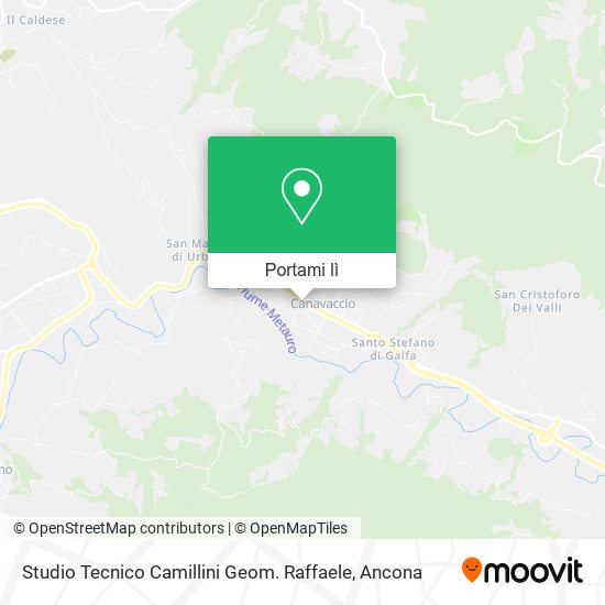 Mappa Studio Tecnico Camillini Geom. Raffaele