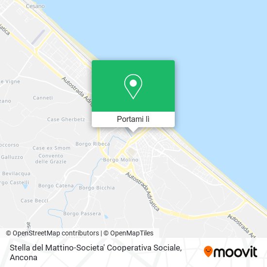 Mappa Stella del Mattino-Societa' Cooperativa Sociale